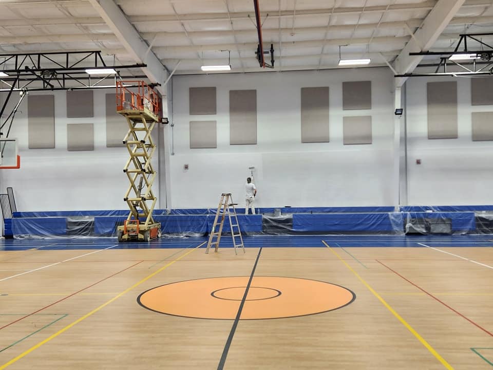 Gym painting services